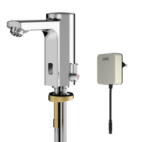 KWC F5E-Mix Elektroniczna bateria umywalkowa z mieszaczem i zasilaczem sieciowym do zasobnika podblatowego F5EM1006