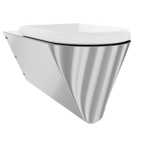 KWC CAMPUS Miska WC dla osób niepełnosprawnych z białą deską CMPX594WN