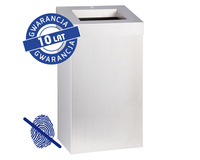 Kosz otwarty MERIDA STELLA- 45 l,stal matowa z powłoką AFP KSM178