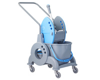 Wózek jednowiadrowy 15 l z kuwetą 8 l niebieska prasa Merida HFV001