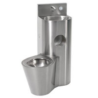 KWC HEAVY-DUTY Zestaw sanitarny umywalka + miska WC po lewej stronie HDTX806L