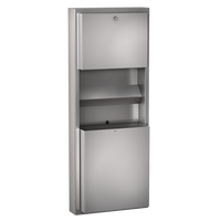 KWC RODAN Zestaw obejmujący podajnik ręczników papierowych + dozownik mydła + pojemnik na odpady RODX617