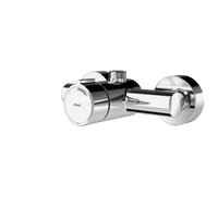 KWC F5S-Mix Samozamykająca bateria ścienna z mieszaczem F3SM2001