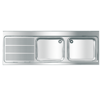 KWC MAXIMA Zlewozmywak przemysłowy 200cm MAXL217-200