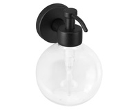 Dozownik mydła w płynie w kształcie kuli ścienny STELLA BLACK LINE 150 ml czarny Merida DLC101