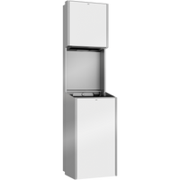 KWC EXOS. Zestaw obejmujący podajnik ręczników papierowych + pojemnik na odpady EXOS602EW