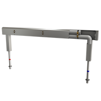 KWC Zestaw armaturowy z 12 stanowiskami do mycia, do montażu na dwurzędowych umywalkach szeregowych AQFU0234