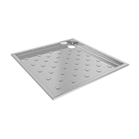 KWC CAMPUS Brodzik do montażu na równi z posadzką stalowy 80x80 CMPX401N