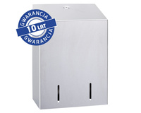 Pojemnik na papier toaletowy w listkach STELLA do 900 szt stal mat Merida BSM403