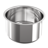 KWC BR300OU Umywalka okragla stal szlachetna O wysokim połysku Montaż do zabudowy