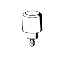 KWC Część górna do baterii spłukującej do WC DN 20, wersje od roku 1983. EFLSY0002