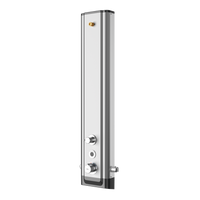 KWC F5E-Therm Panel natryskowy ze stali szlachetnej z przełącznikiem pomiędzy głowicą a słuchawką natryskową F5ET2049