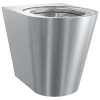 KWC HEAVY-DUTY Miska WC wisząca z fartuchem ustępowa ze stali szlachetnej wandaloodporna HDTX597