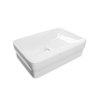 KWC QUADROtop Umywalka nablatowa z kompozytu MIRANIT ANMT4001