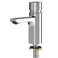 KWC F5S-Mix Samozamykająca bateria umywalkowa z mieszaczem F5SM1006