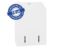 Pojemnik na papier toaletowy w listkach STELLA WHITE LINE do 900 szt biały Merida BSB403