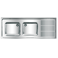 KWC MAXIMA Zlewozmywak przemysłowy 160cm MAXS212-160