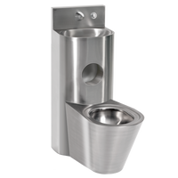 KWC HEAVY-DUTY Zestaw sanitarny umywalka + miska WC centralnie HDTX805M