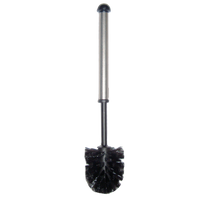 KWC Szczotka toaletowa stal szlachetna z czarnym wkładem E-STRX687