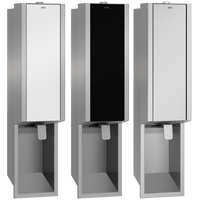 KWC EXOS. Dozownik mydła 800ml do montażu podtynkowego EXOS618EX