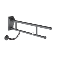 KWC MEDCARE Poręcz uchylna z elektronicznym uruchamianiem spłukiwania MEDC0012