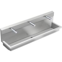 KWC PLANOX Moduł umywalkowy z elektronicznymi bateriami ściennymi bez mieszacza PL18UEV