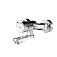 KWC F3S-Mix Samozamykająca bateria ścienna z mieszaczem Wysięg 220 mm F3SM1007