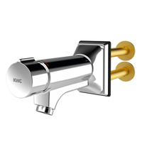 KWC F5S-Mix Samozamykająca bateria ścienna do montażu od strony pomieszczenia technicznego F5SM1012