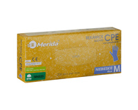 Rękawice hybrydowe antypoślizgowe niebieskie 200 szt rozmiar M Merida TRN523