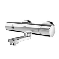 KWC F3ET1003 Elektroniczna bateria termostat  chrom montaż naścienny