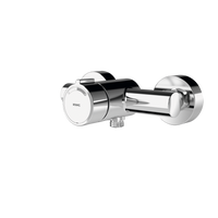 KWC F5S-Mix Samozamykająca bateria ścienna z mieszaczem i możliwością montażu słuchawki natryskowej F3SM2002