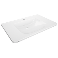 KWC MEDCARE Umywalka pojedyncza do łazienek dla osób niepełnosprawnych kompozytowy MIRANIT ANMW0056