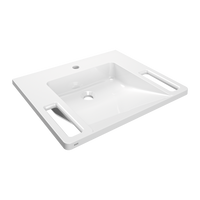 KWC EXOS Umywalka pojedyncza do łazienek bez barier ANMW0001N