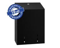 Pojemnik na papier toaletowy w listkach STELLA BLACK LINE do 900 szt czarny Merida BSC403