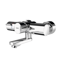 KWC F5ST1003 Samozamykjaca bateria termost. chrom montaż naścienny