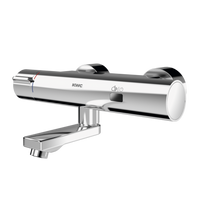 KWC F5ET1016 Elektroniczna bateria termostat  chrom montaż naścienny