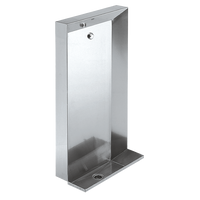 KWC BS550 stal szlachetna matowa montaż naścienny i przypodłogowy