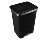 Kosz pedałowy HANA pojemność 70 l,tworzywo sztuczne czarny Merida KJC417