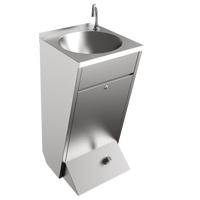 KWC ANIMA Umywalka z baterią uruchamianą stopą LP21