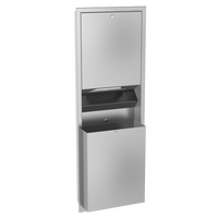 KWC RODAN Zestaw obejmujący podajnik ręczników papierowych + pojemnik na odpady RODX602E