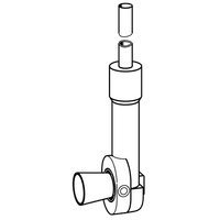 KWC Podtynkowa rura spłukująca AQRM920