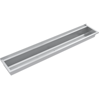 KWC PLANOX Umywalka rynnowa 240cm bezszwowa ze stali nierdzewnej PL24T