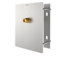 KWC Płytka montażowa z króćcem przyłączeniowym do głowicy natryskowej do montażu od strony pomieszczenia technicznego ACXX2023