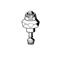 KWC EFLSY0020 Część górna DN 20 przyciskowej armatury spłukującej AQUA z zaworem elektromagn