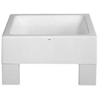 KWC FLENSBURG Wanna do mycia nóg ze związanego żywicą syntetyczną kompozytu mineralnego SIRW840