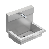 KWC PLANOX Moduł umywalkowy z samozamykającą baterią ścienną bez mieszacza PL6USV