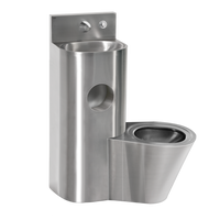 KWC HEAVY-DUTY Zestaw sanitarny umywalka + miska WC po prawej stronie HDTX805R