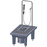 KWC SIRIUS Myjka do kaloszy do obuwia z rotolithu SIRB715