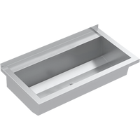 KWC PLANOX Umywalka rynnowa 80cm bezszwowa ze stali nierdzewnej PL8T