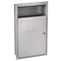 KWC RODAN Pojemnik na odpady higieniczne podpaski drobne odpady podtynkowy 6L RODX612E